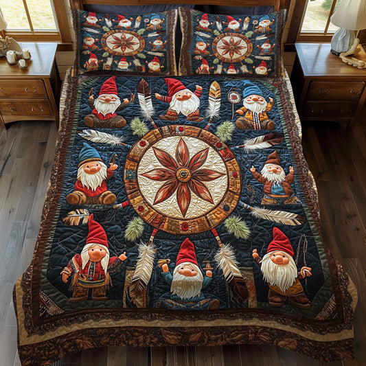 Whispering Winds 3-Piece Quilted Bedding Set NCU0PT2858