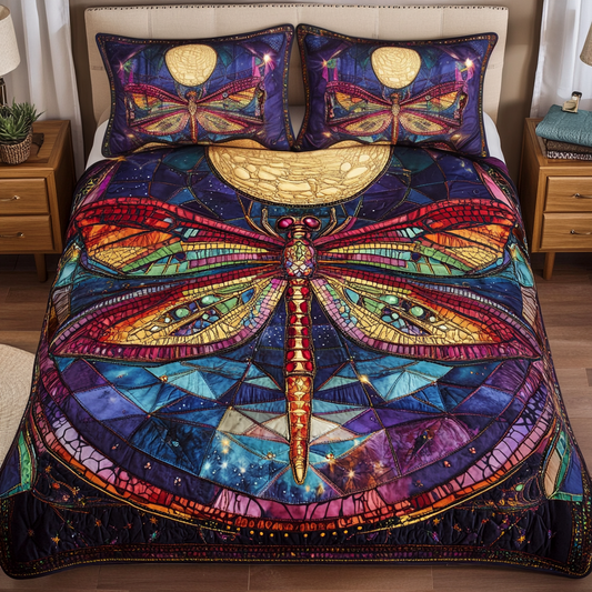 Whispering Wings 3-Piece Quilted Bedding Set NCU0VH1185