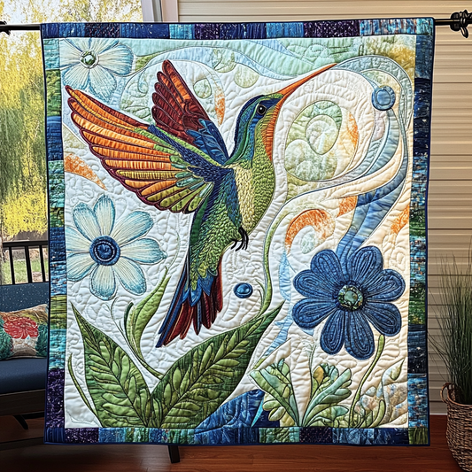 Whispering Wings Quilted Blanket NCU0DK5393
