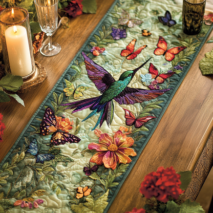 Whispering Wings Quilted Table Runner NCU0VH2320