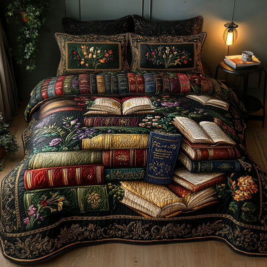 Whispering Woods Collection 3-Piece Quilted Bedding Set NCU0PT4992
