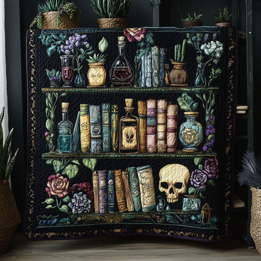 Whispers Between Shelves Quilted Blanket NCU0PT5967