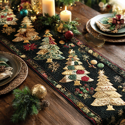 Whispers Of Evergreen Quilted Table Runner NCU0TV252