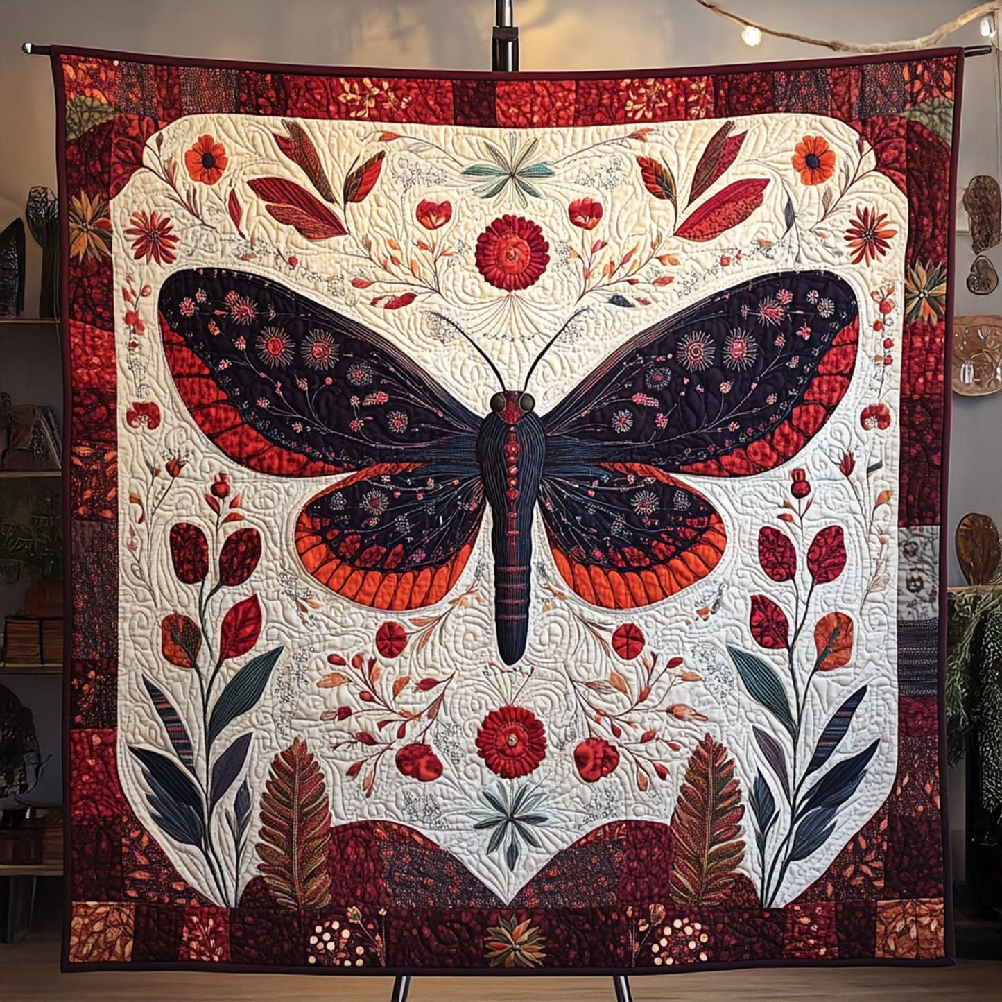 Whispers in Flight Quilted Blanket NCU0PT6790