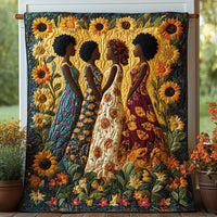 Whispers of Gold Quilted Blanket NCU0NT7595