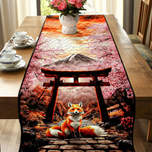 Whispers of Kitsune Quilted Table Runner NCU0NT6713