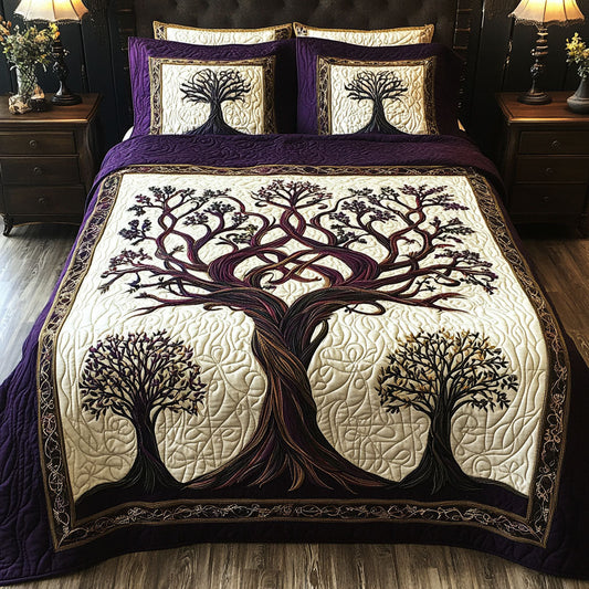 Whispers of the Forest 3-Piece Quilted Bedding Set NCU0PT3827