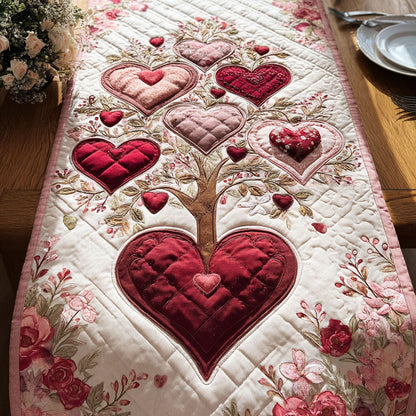 Whispers of the Heart Quilted Table Runner NCU0PT11255