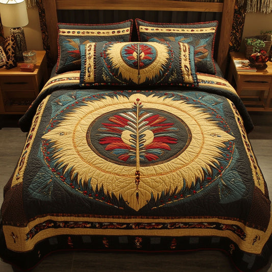 Whispers of the Sky 3-Piece Quilted Bedding Set NCU0PT3837