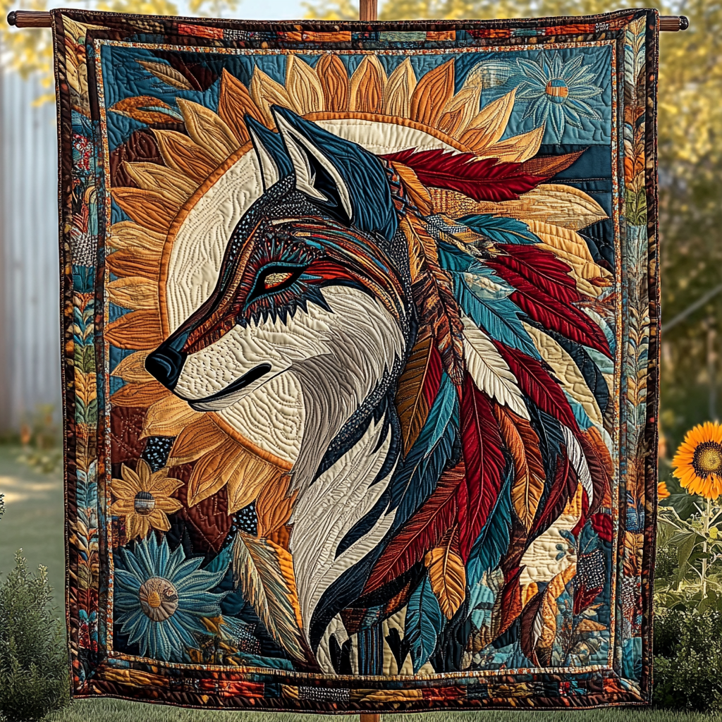 Whispers of the Wild Quilted Blanket NCU0DK1635