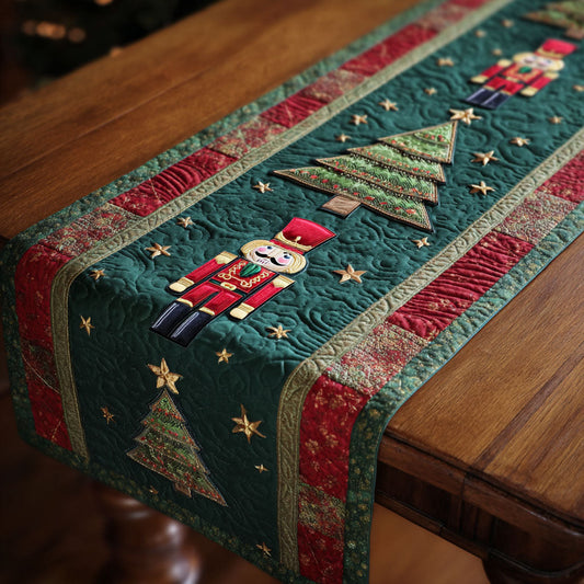 White Noel Quilted Table Runner NCU0TV233