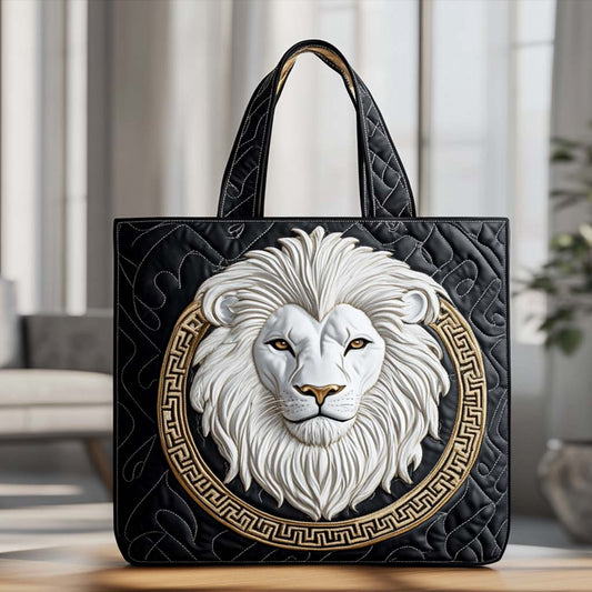 White Pride Quilted Tote Bag NCU0NT9632