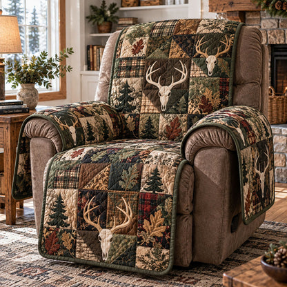 Whitetail Wilderness Quilted Sofa Cover NCU0PT12244
