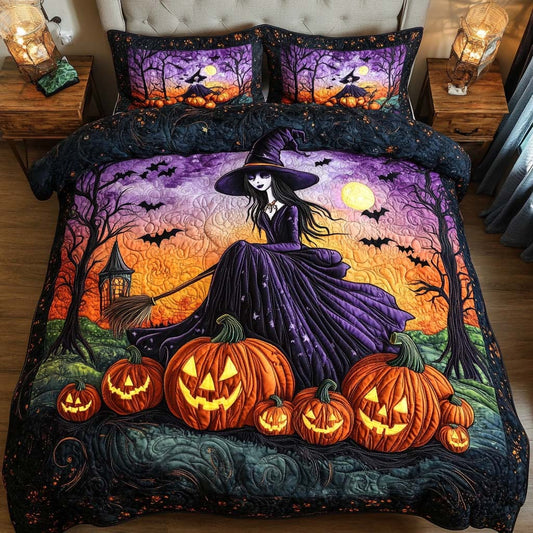 Wicked Night 3-Piece Quilted Bedding Set NCU0NT9503