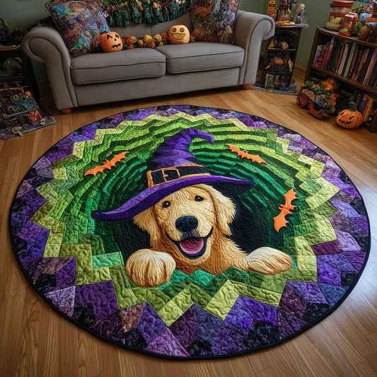 Wicked Retriever Quilted Round Mat NCU0TH3257
