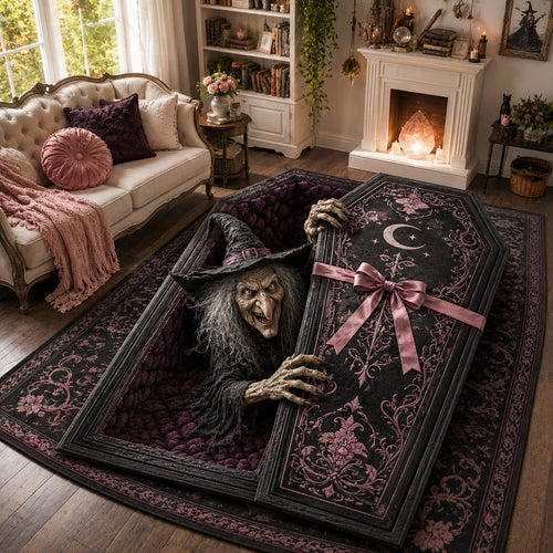 Wicked Witch Coffin Custom Shape Area Rug NCU0HH2135