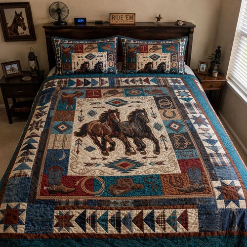 Wide Open Spaces 3-Piece Quilted Bedding Set NCU0PT11738