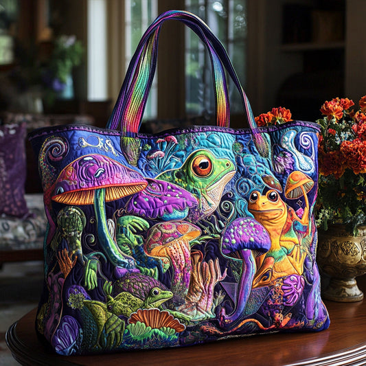 Wiggle in the Water Quilted Tote Bag NCU0PT8413