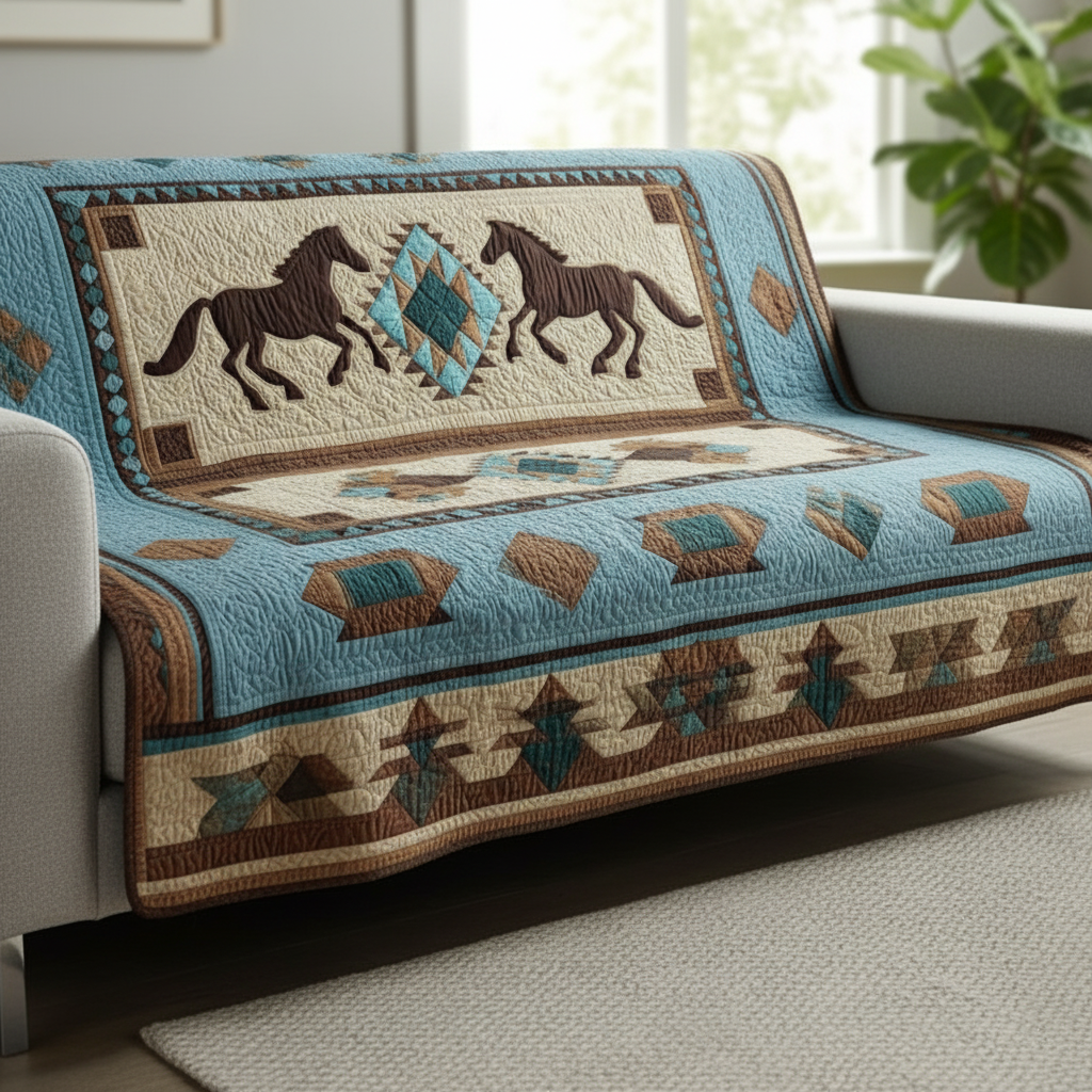 Wild Harmony Quilted Blanket NCU0NT10654