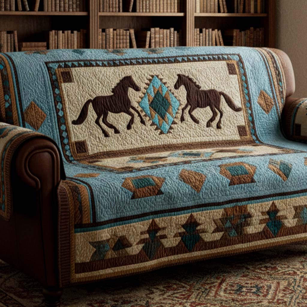 Wild Harmony Quilted Sofa Cover NCU0NT10654