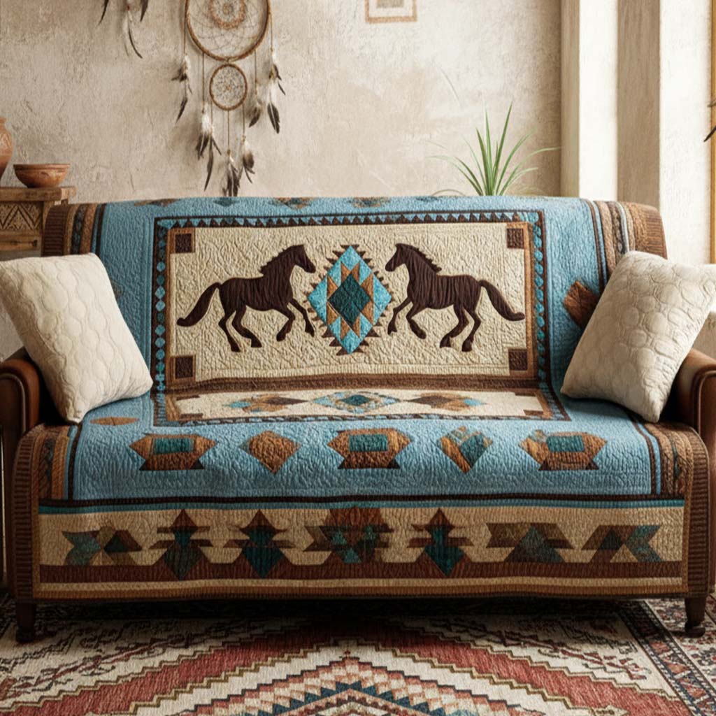 Wild Harmony Quilted Sofa Cover NCU0NT10654