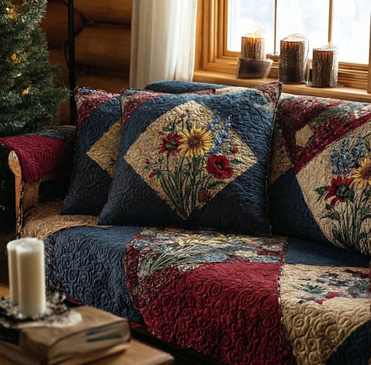 Wild Harvest v1 Quilted Pillow Case NCU0DV8577