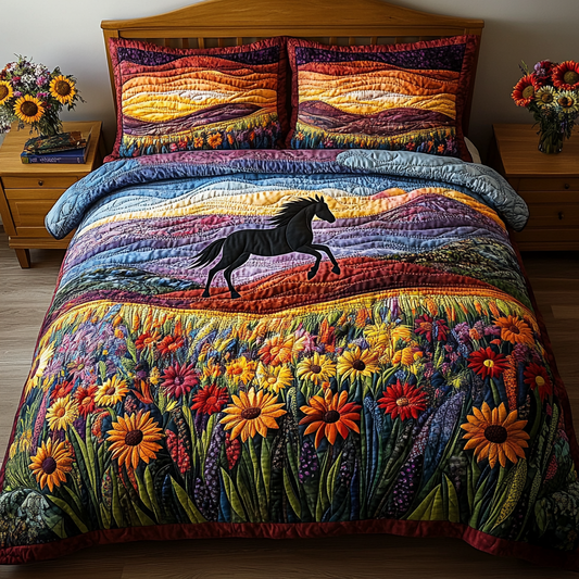 Wild Horse Quilted Bedding Set NCU0DV5220