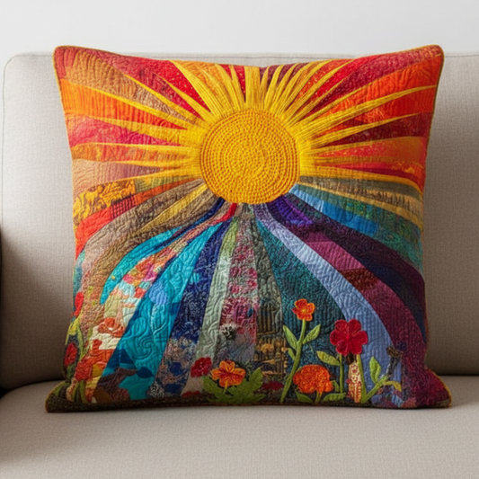 Wild Meadow Quilted Pillow Case NCU0NT10899