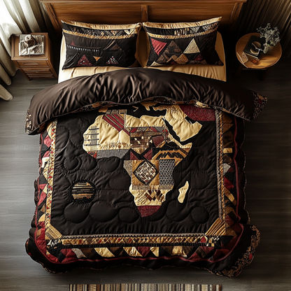 Wild Africa 3-Piece Quilted Bedding Set NCU0DK7752