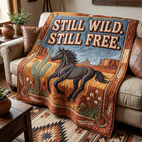 Wild And Free Quilted Blanket NCU0XD2892