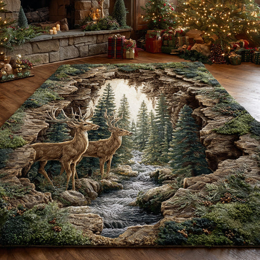 Wild Antlers Area Rug NCU0TD1983