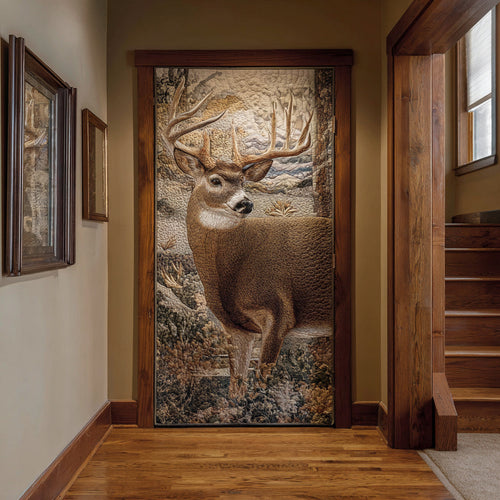Wild Antlers Quilted Door Cover NCU0DV8861