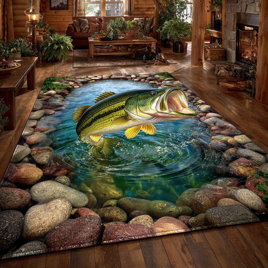 Wild Bass Area Rug NCU0TV1847