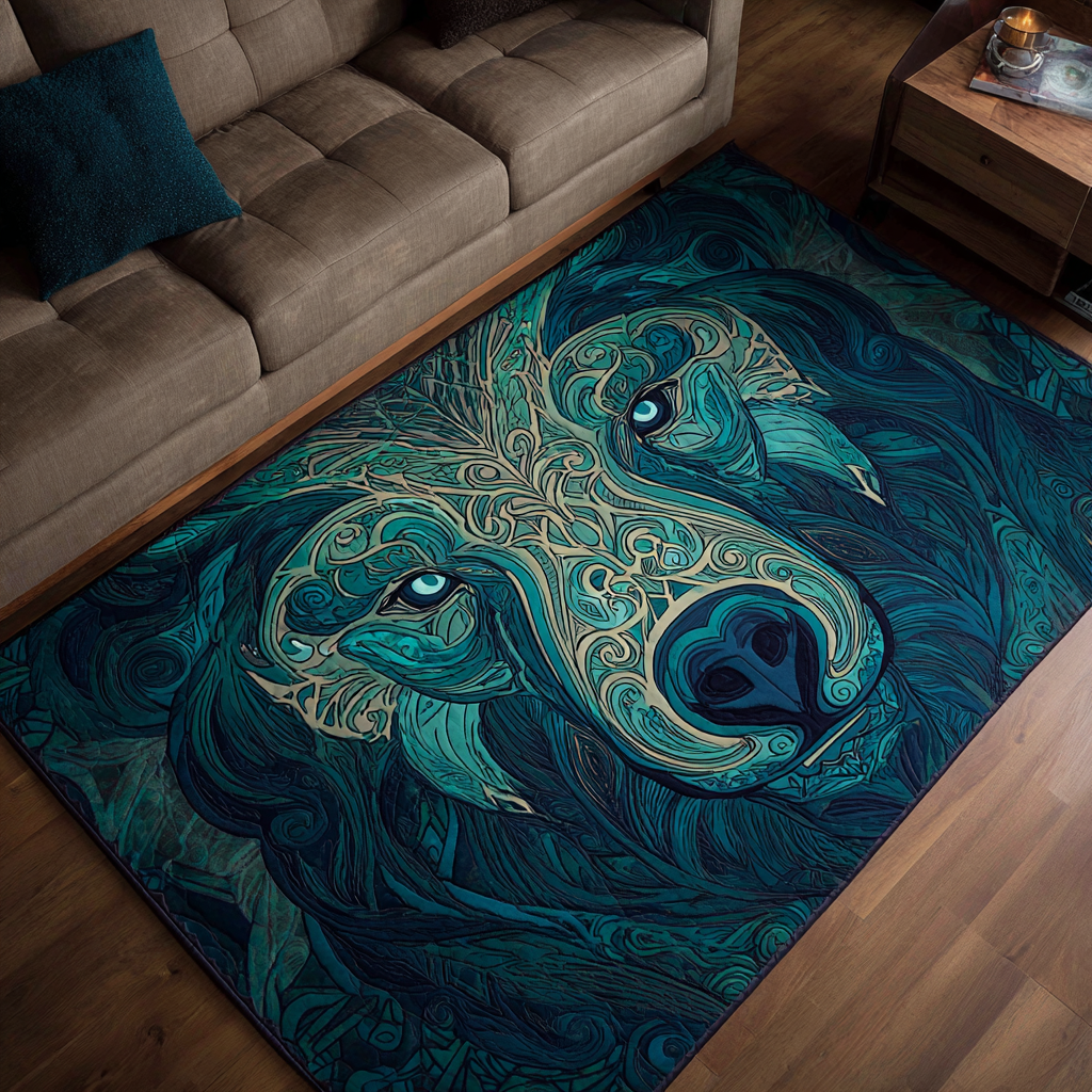Wild Bear Area Rug NCU0DK10503