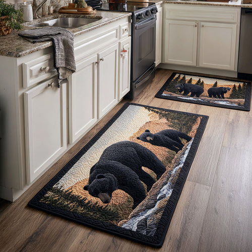 Wild Bear Kitchen Area Rug NCU0DK11677