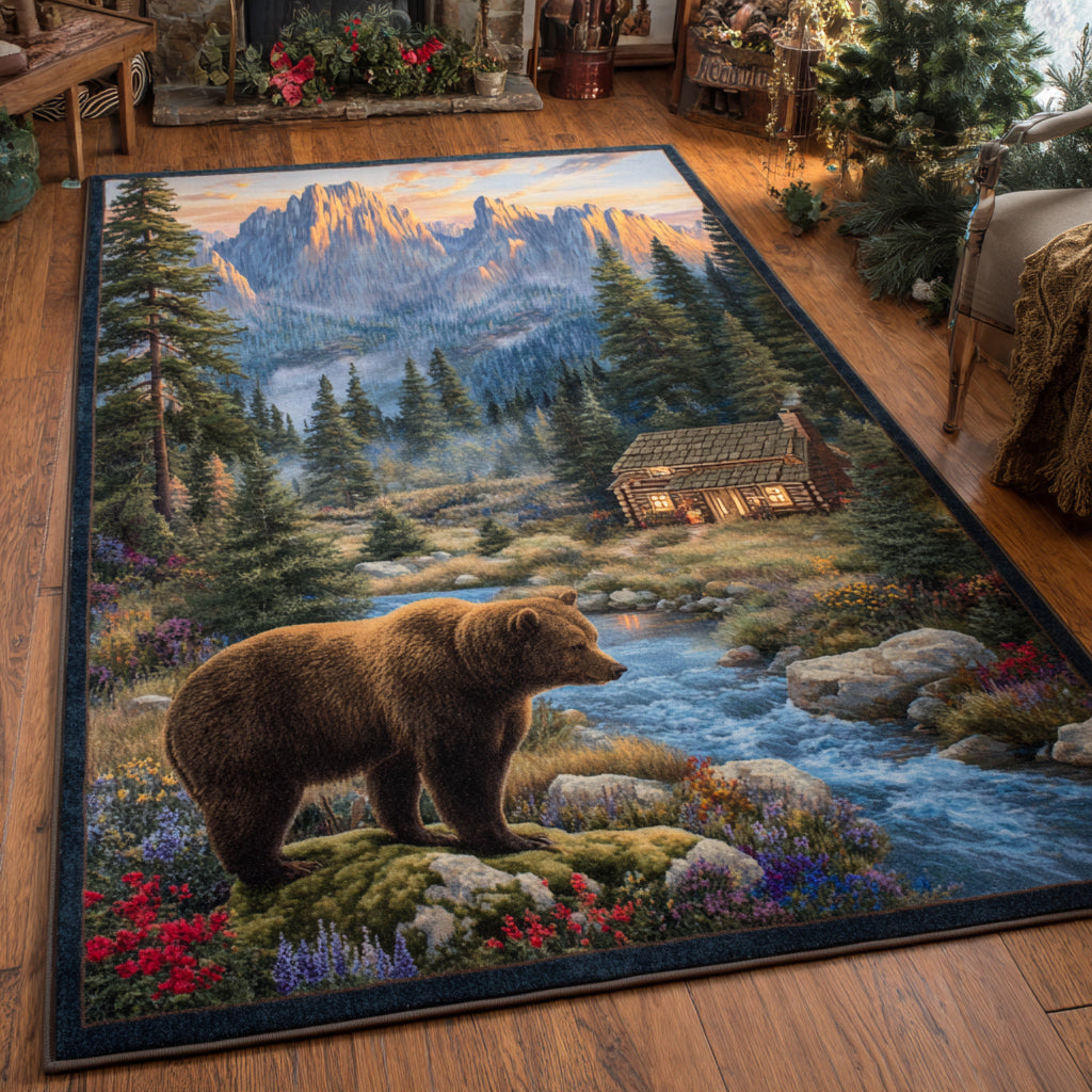 Wild Bear Majesty Area Rug NCU0HH1520