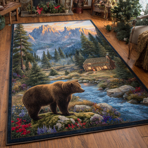 Wild Bear Majesty Area Rug NCU0HH1520