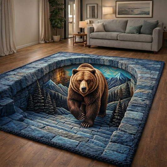 Wild Bear Path Area Rug NCU0NT12445