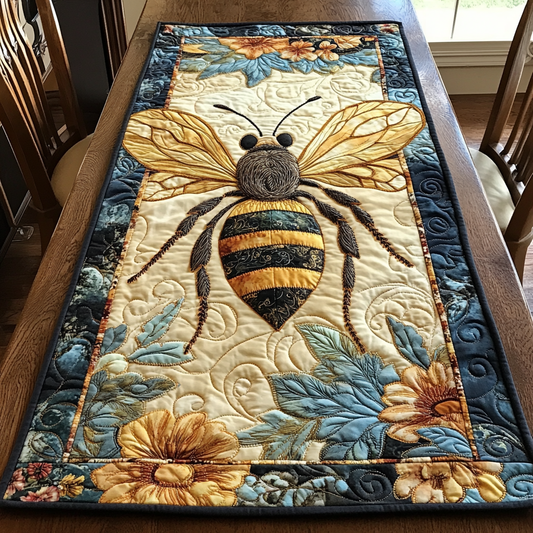 Wild Bee Quilted Table Runner NCU0DK8411