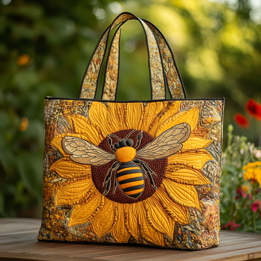 Wild Bee Quilted Tote Bag NCU0DK9510