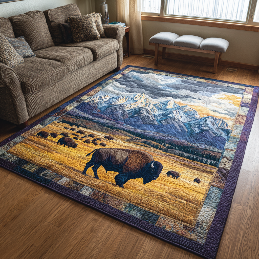 Wild Bison Area Rug NCU0DK10513