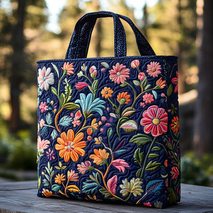 Wild Bloom Quilted Tote Bag NCU0DV7427