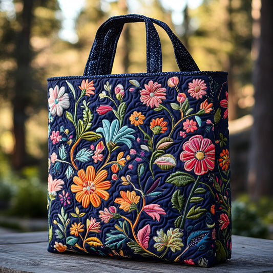 Wild Bloom Quilted Tote Bag NCU0DV7427