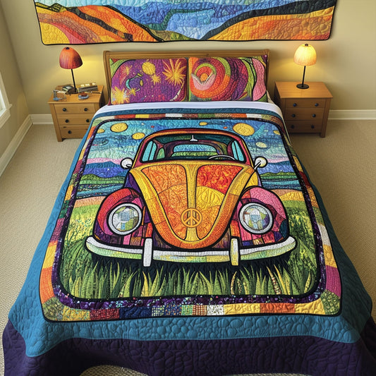 Wild Bug Love 3-Piece Quilted Bedding Set NCU0PT5324