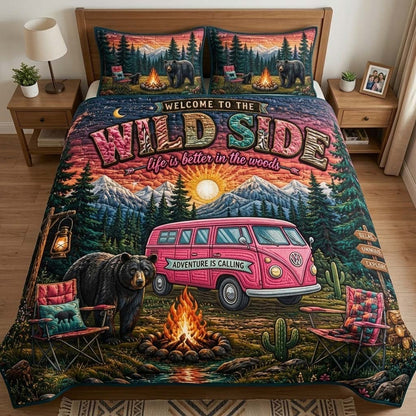 Wild Camp 3-Piece Quilted Bedding Set NCU0XD2813