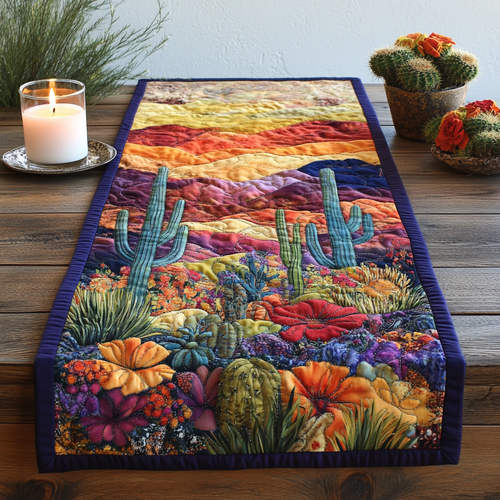 Wild Desert Quilted Table Runner NCU0VL1567