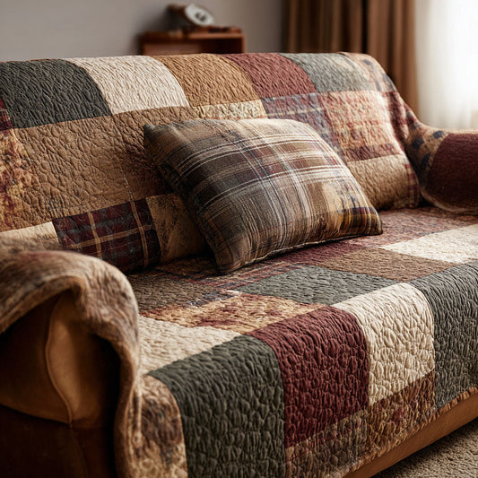 Wild Earth Quilted Sofa Cover NCU0NT12119