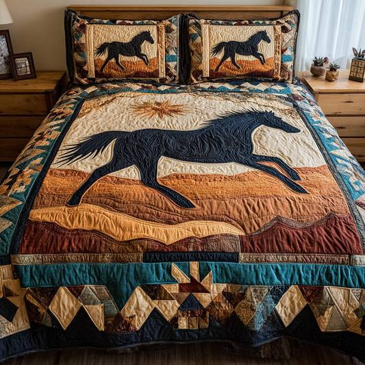 Wild Echo 3-Piece Quilted Bedding Set NCU0DK11049