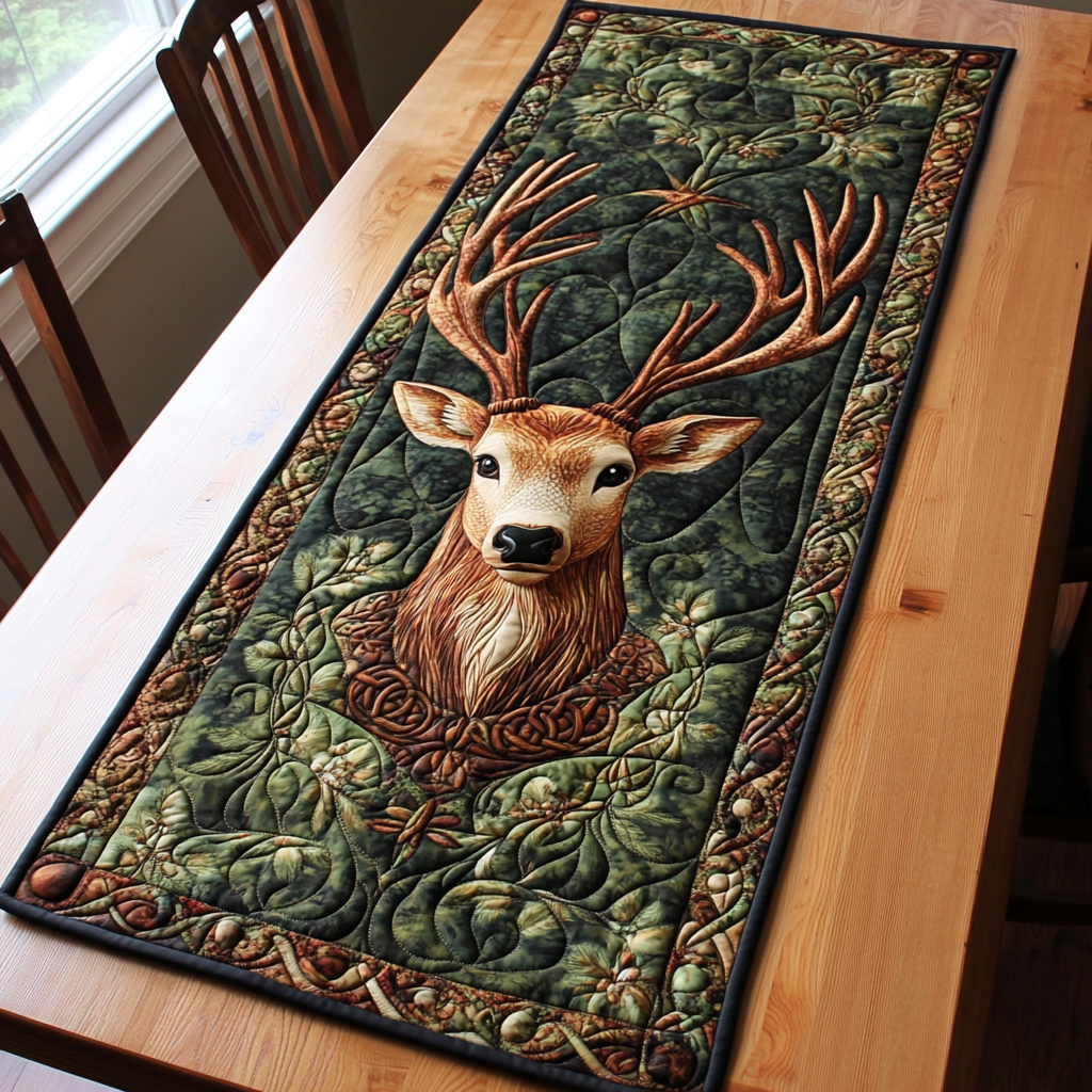 Wild Elegance Quilted Table Runner NCU0DK4403