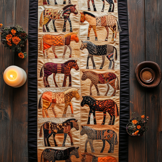 Wild Elegance Quilted Table Runner NCU0VH3380
